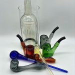 Grav scientific glass pipes in assorted colors